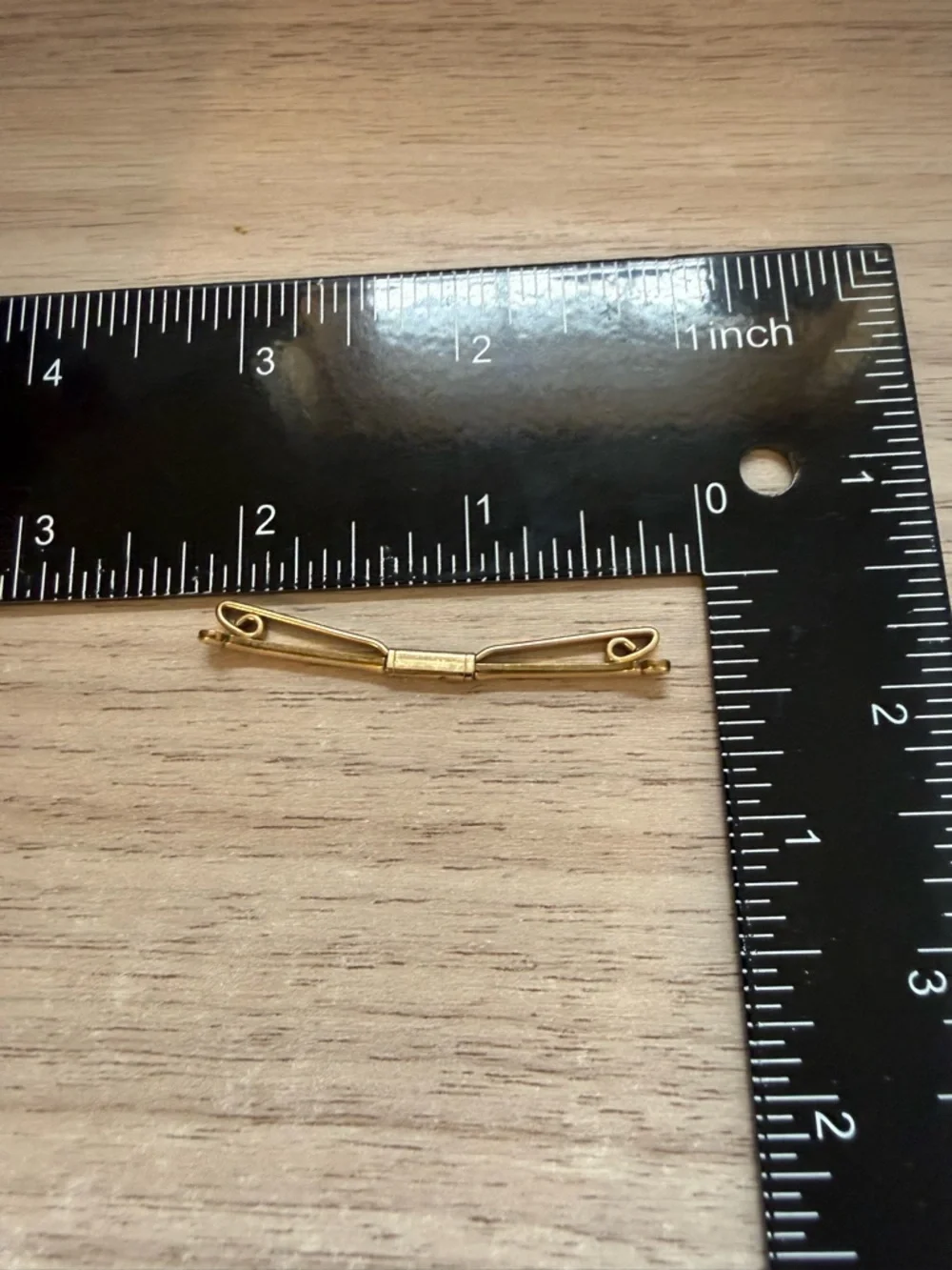 Vintage Hadley 12K Gold Filled Collar Bar Pin Mens Formal Accessory‎ 2 Inch